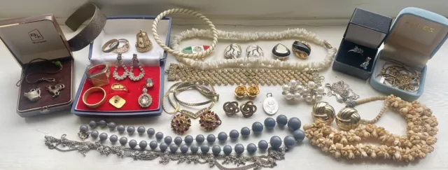 Job Lot Bundle Vintage Costume Jewellery