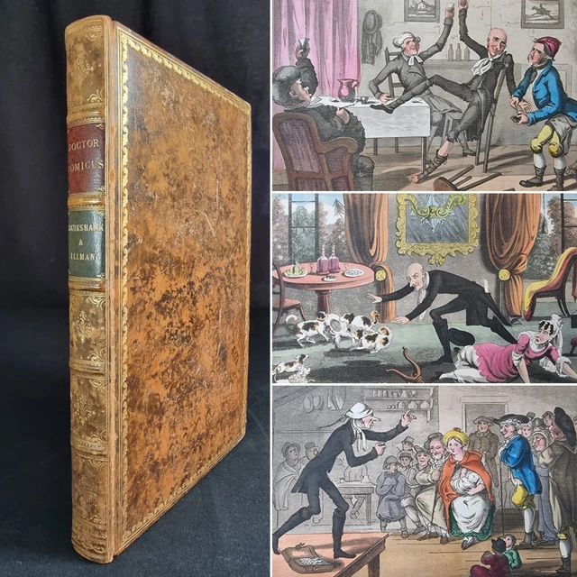1828 DOCTOR COMICUS; or the frolics of fortune AQUA TINT PLATES By a ...