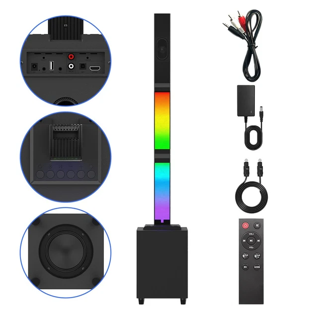 Sound Bar Ajority Soundbar With Subwoofer For TV, 15 Inch