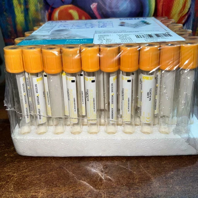 VACUTAINER BLOOD COLLECTION Acd Solution Tube 6 ML .16X100 Mm ( Pack of ...