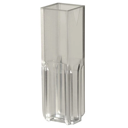 Dynalon 302225-0002 Cuvette, Uv-Vis Range Semi-Micro,Pk500