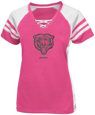 NFL Chicago Bears Donna Shirt Draft me ROSA WOMEN'S Girls LADIES MAGLIA