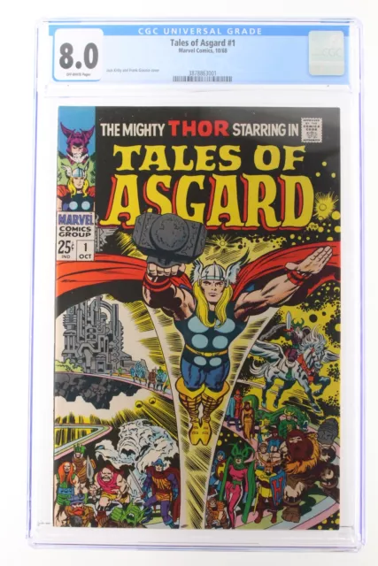 Tales of Asgard #1 - Marvel 1968 CGC 8.0