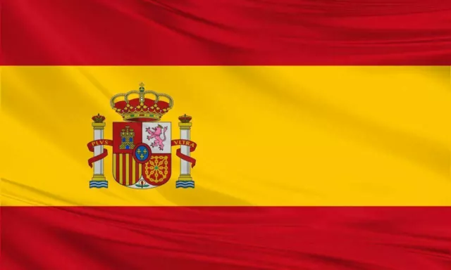 SPAIN STATE FLAG 5 X 3 FT EUROPE SPANISH Football Euro 2016 Bandera de España