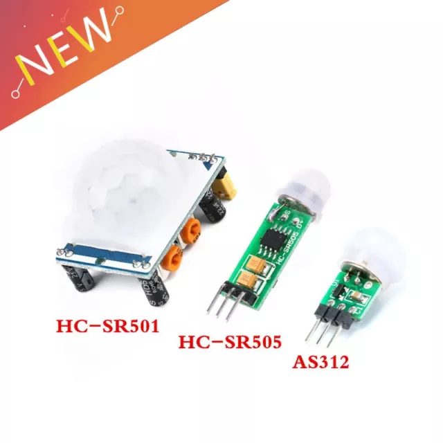 AM312 PIR Motion Sensor Module HC-SR501 HC-SR505 Infrared for Arduino