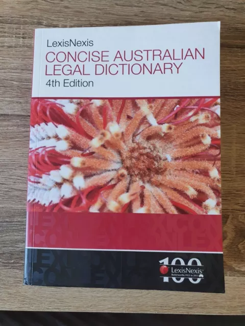 LexisNexis Concise Australian Legal Dictionary (Paperback, 4th Edition)