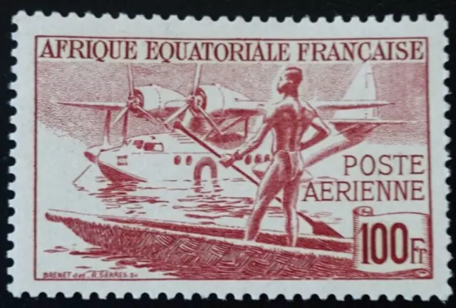 Afrika Äquatorial- Französisch Aef Post Luft Pa N° 42 neuer Stempel Luxus MNH