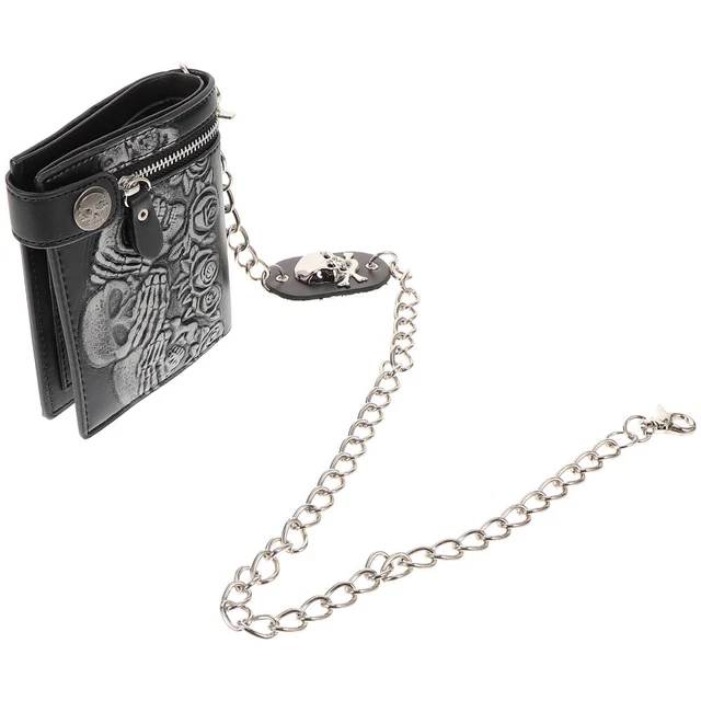 Canotta da uomo con teschio punk rock, Nero , S