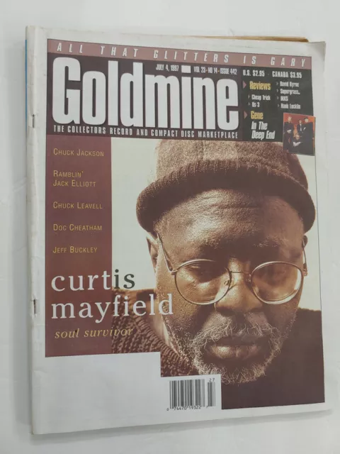 1997 July 4 GOLDMINE Magazine For Record Collectors CURTIS MAYFIELD M364