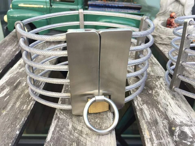 HALSBAND AUS STAHL - neu - abschliebar - Halsband der O - extravagant EUR  50,00 - PicClick DE