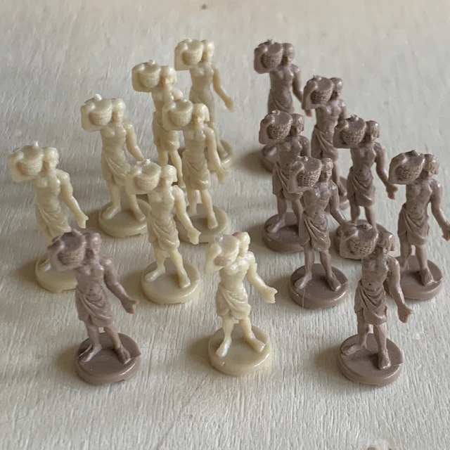 15 VILLAGER Tokens for AGE OF MYTHOLOGY Game EGYPTIAN Parts