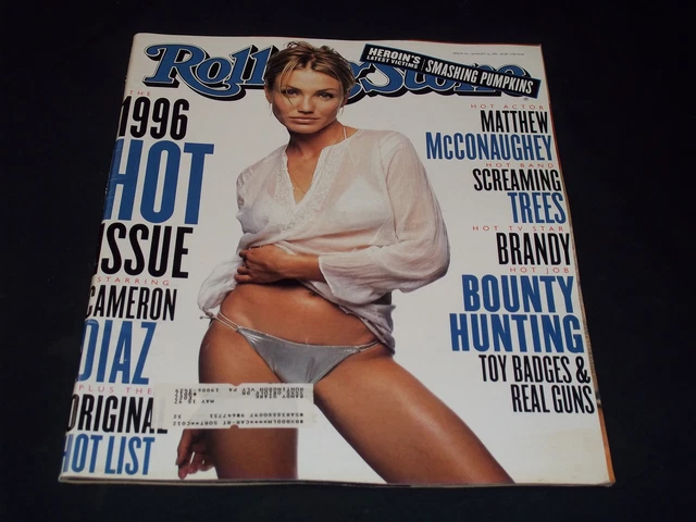 アート・デザイン・音楽 Rolling Stone august1996 Cameron Diaz Rolling Stone Magazine #741 Cameron Diaz August 1996 | eBay
