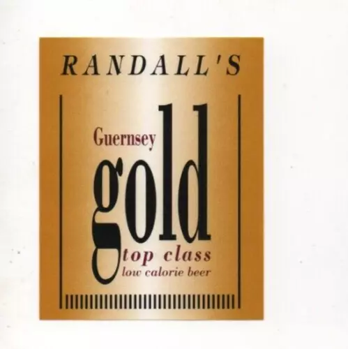 Guernsey - Vintage Beer Label - R.W. Randall Ltd. - Guernsey Gold