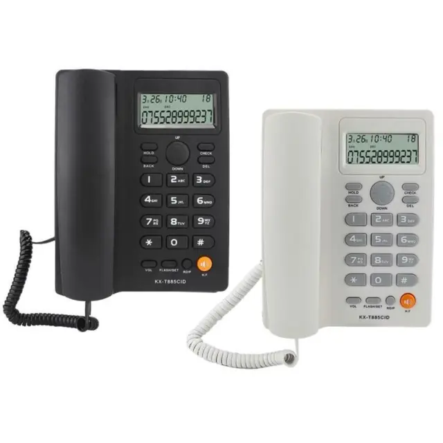 Corded Landline Telephone Caller ID Hands-free for Home Office