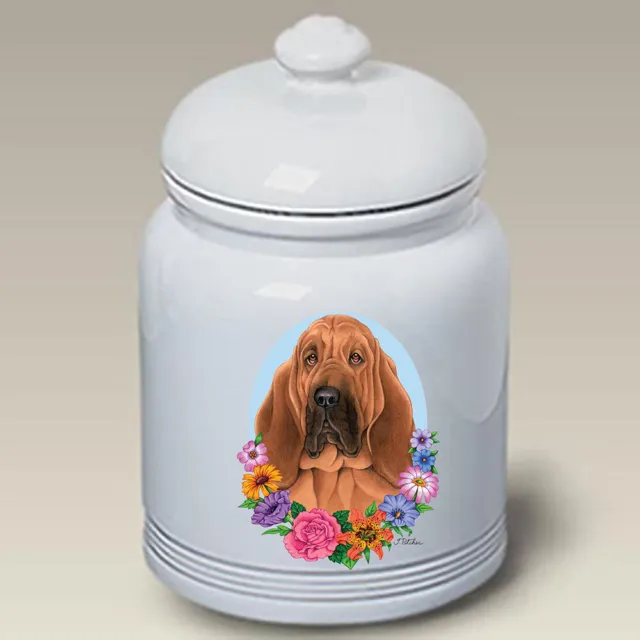 Bloodhound Ceramic Treat Jar TP 47073