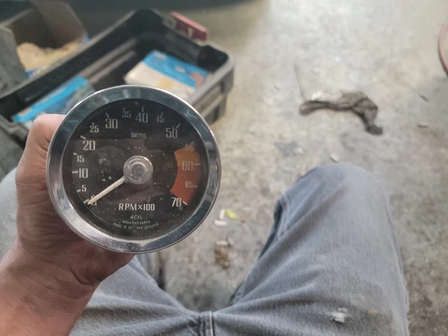 MG Midget, Sprite, MGB, Smiths Tachometer, RVC 1410/00AF OEM