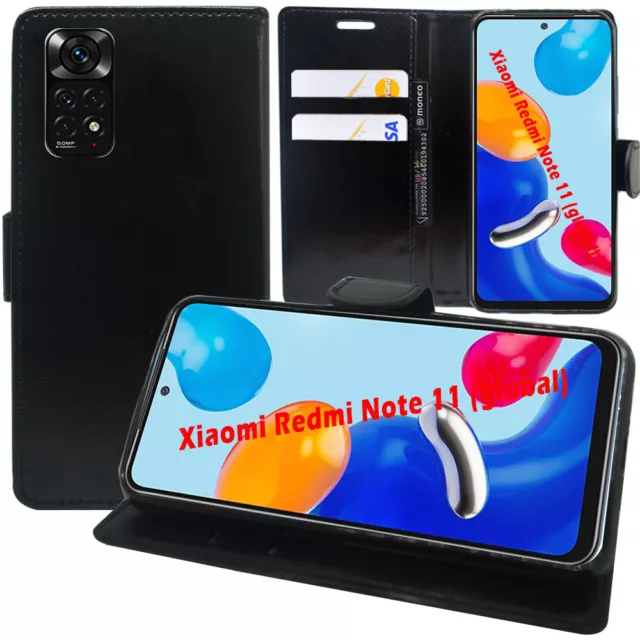 Étui Housse Portefeuille En Cuir Antichoc pour Xiaomi Redmi Note 11/ Note 11S