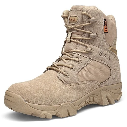 Winter Autumn Men Military Boots Quality Special Force Tactical Desert Combat Ankle Boats Army Work Shoes Leather Snow Boots
