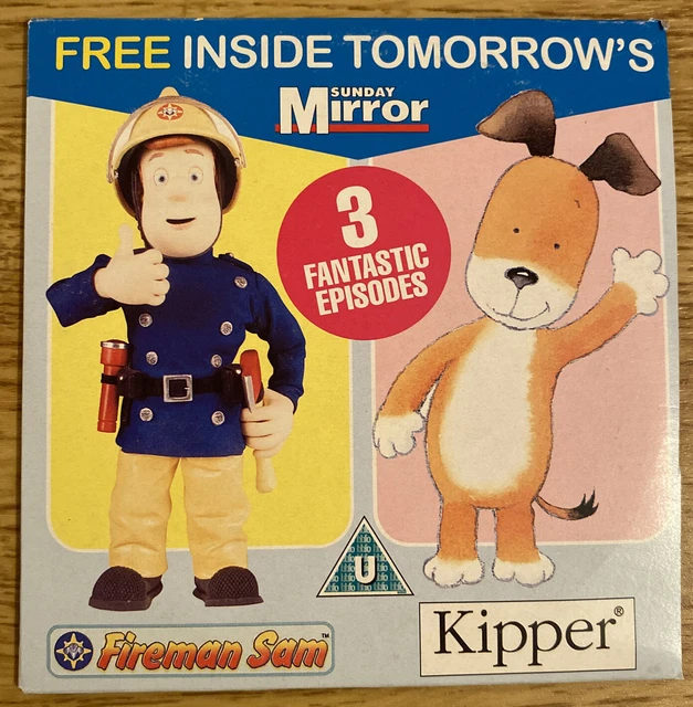 FIREMAN SAM / Kipper 3 Fantastic Episodes Newspaper Promo Dvd