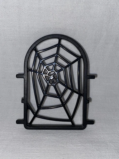 Pièce Playmobil Moyen-Âge : Grille Toile D'araignée Noire Pour Fenêtre - Occasion