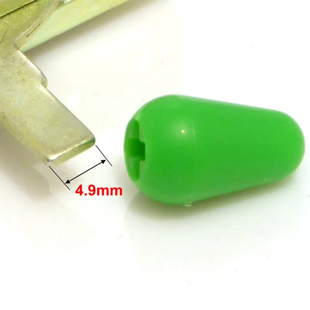 Guitare Micro Sélecteur Interrupteur Pointe Casquette Bouton En Vert