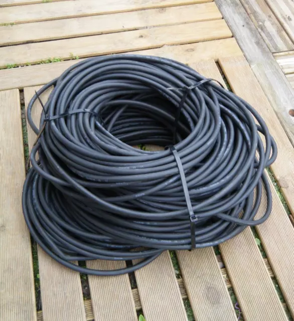 Cable électrique souple H07RNF 5x1,5mm² noir, 115m, bobine (fin de chantier)