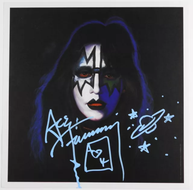 KISS JSA Ace Frehley Signed Autograph Signed Solo Lithograph