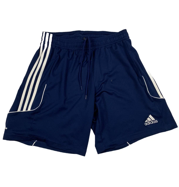 Adidas Basketball Shorts Blue White Striped Boys Large L
