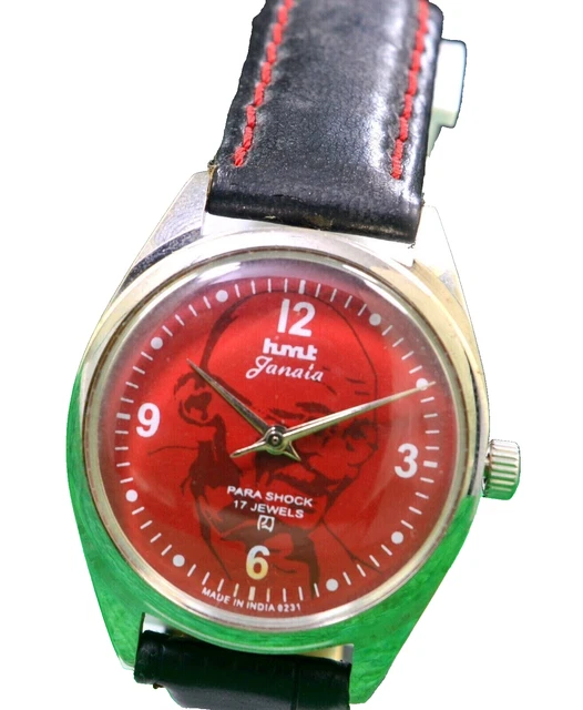 Montre Femme Vintage Relliac Plaqué Or – Mécanique Remontage Manuel, Bracelet Cuir Noir, Années 70