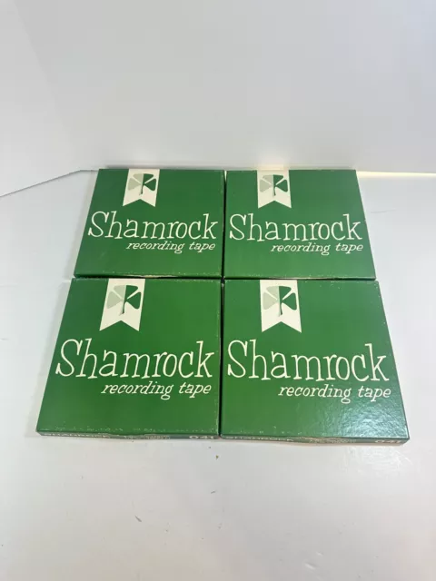 (Lot of 4) - Shamrock Reel To Reel Recording Tape - 041 - 1800 ft. - NEW, NOS