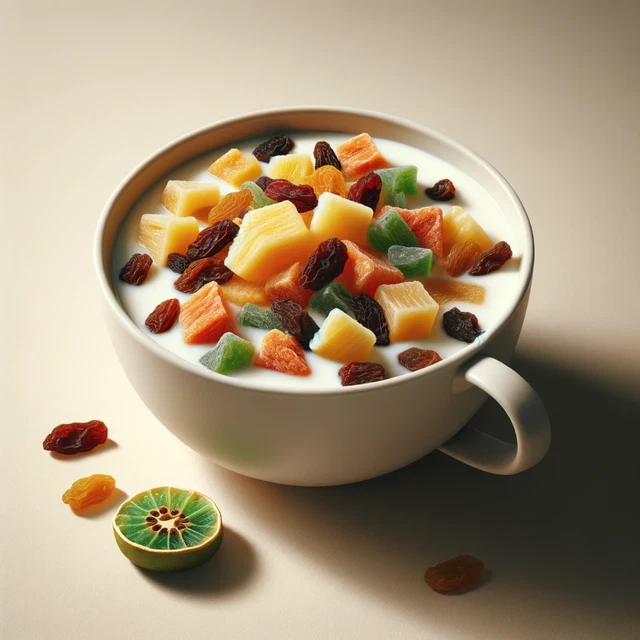 1kg MIX miscela di FRUTTA secca e disidratata naturale per la colazione sport S4