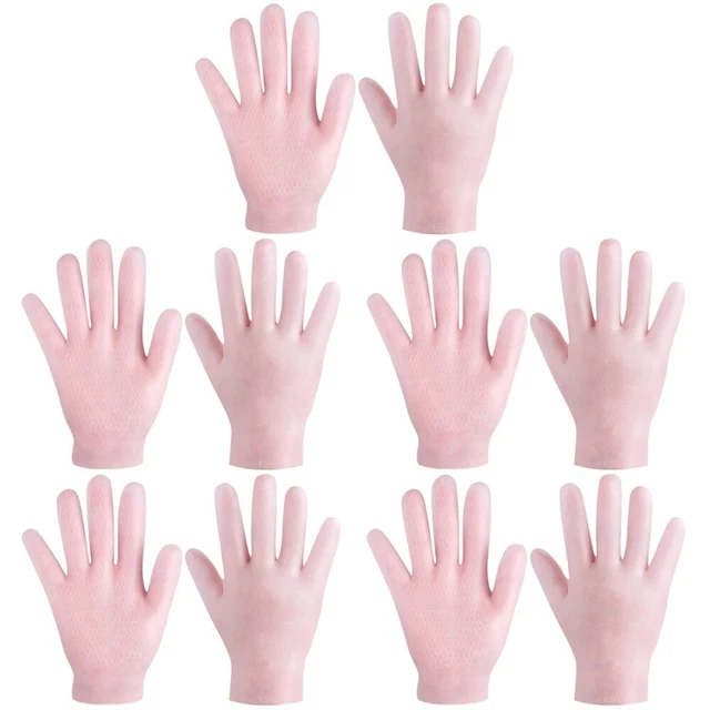 Guanti Nutrienti Ragazza Riparazione Maschera Mani Idratante 5 Paia