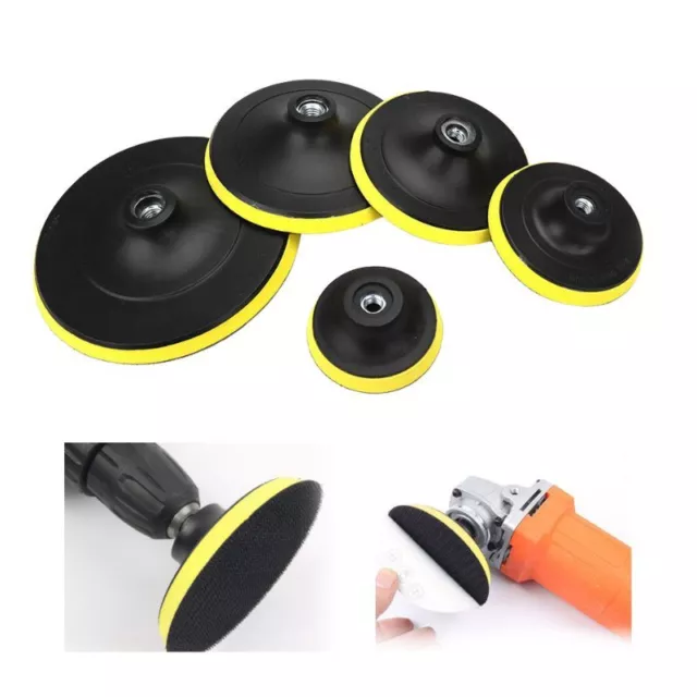3-7" Backer Pad Hook and Loop Backing Plate Polishing buffing Pads Sanding Discs