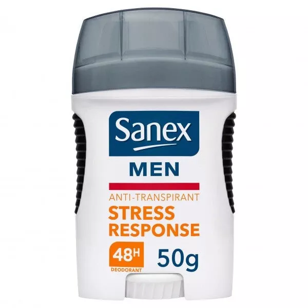 Lot de 5 déodorants stick SANEX men stress reponse (50 ml x 5) anti transpirant