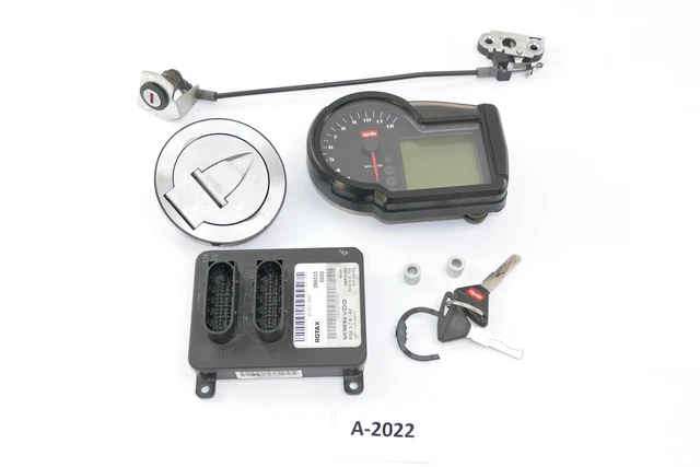 Aprilia RSV 1000 RR Tuono Bj 2006 - speedometer control unit CDI lock set A2022