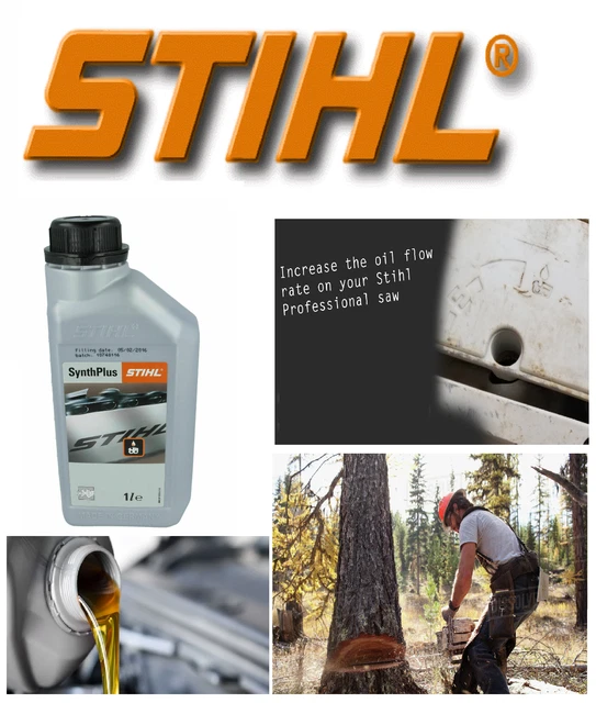 STIHL GENUINE 1 Litre CHAIN BAR OIL MS180 MS170 MS181 MS391 GTA26
