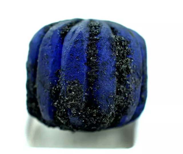 Melon Cut Certified 135 Ct Natural Blue Sapphire Rough African Loose Gemstone 2