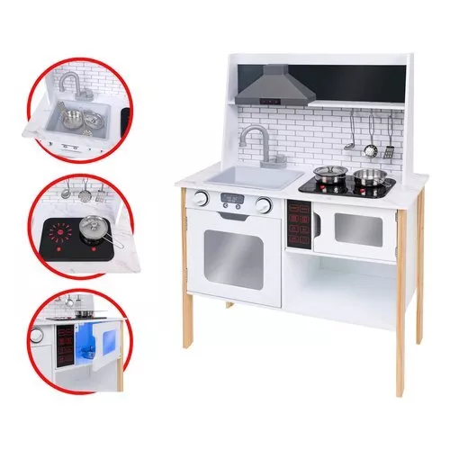 Cuisine Jouet Globo Avec Lumières Sons Et 5 Accessoires 41764
