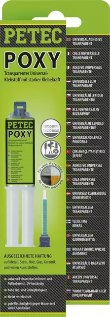 Petec 98425 POXY 24 ml Doppelspritze SB-Karte