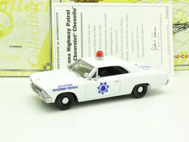 MATCHBOX 1 43 Chevrolet Chevelle Arizona Highway Police 1970 EUR