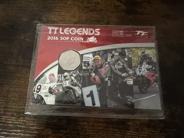 Isle Of Man 2015 50p TT Legends Pack Sealed  Official IOM  Issued BUNC Coin Pack