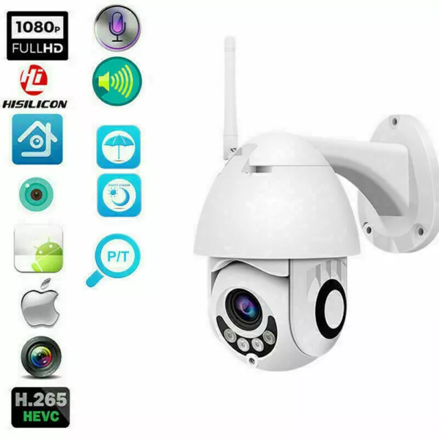 Telecamera Ip Cam Ptz Wifi Camera Dome Wireless Esterno Speed Zoom Micro Sd cir