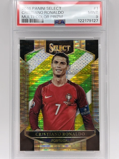 クリスティアーノ ロナウド Panini Prizm PSA 10 クリスティアーノ