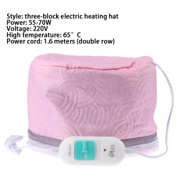 Gorra térmica eléctrica de vapor para cabello SPA tratamiento térmico nutritivo sombrero cuidado del cabello