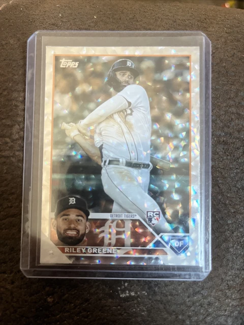 2023 Topps Series 1 RILEY GREENE Collectors Super Box Silver Foil Board RC #31