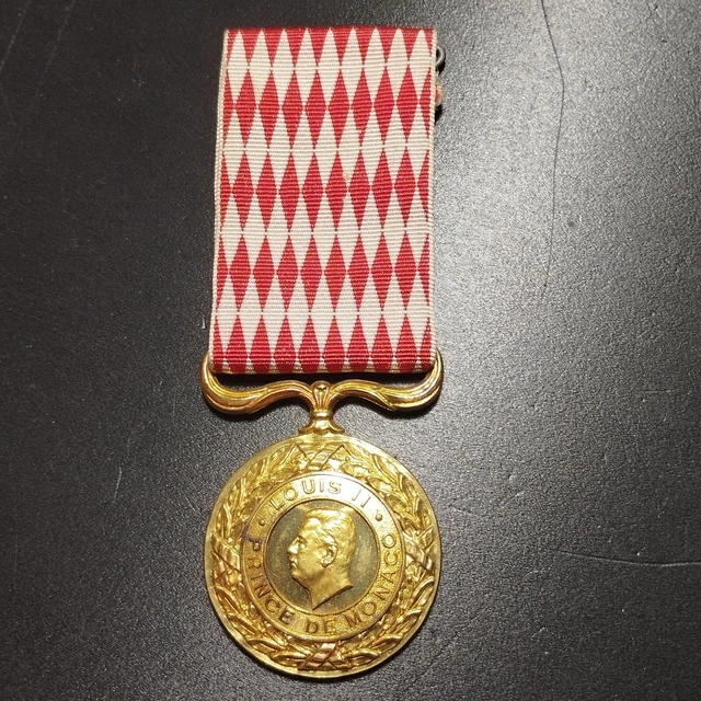 MÉDAILLE D'HONNEUR DU Travail Monaco Louis II 17 Janvier 1923 (158-48/P23/N10) EUR 99,90 - FR