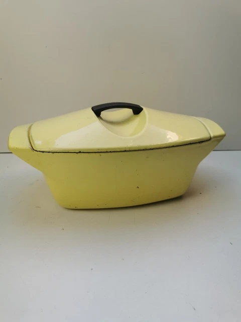 Cocotte fonte émaillée jaune Le Creuset Loewy