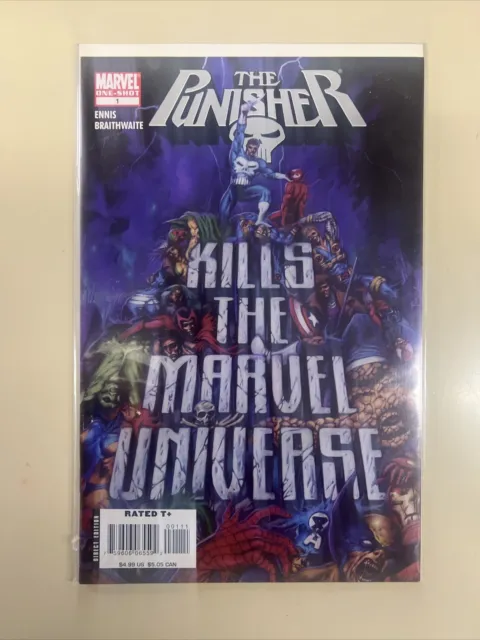 Punisher Kills The Marvel Universe 1 NM 2008 Print Garth Ennis