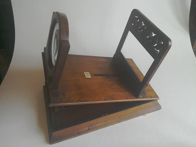 Hermoso Grafoscopio Antiguo ""C.1870"" Patente Rowsell Visor Estéreo 3D