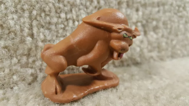 Vintage 1988 General Foods Cereal Premium Toy Rubber Golden Crisp Raging Bull 2